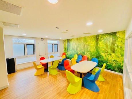 Dining room at Poplar Ward, Rochford Hospital
